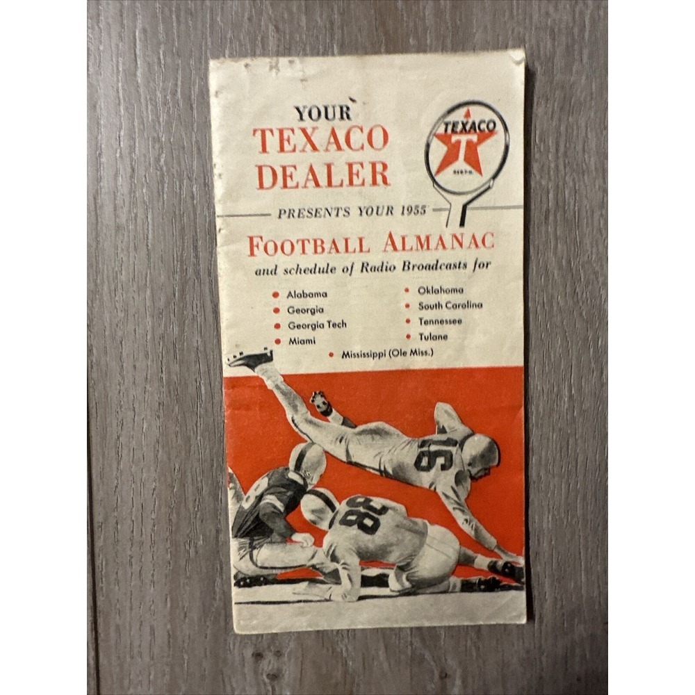 Your Texaco Dealer Presents Your 1955 Football Almanac